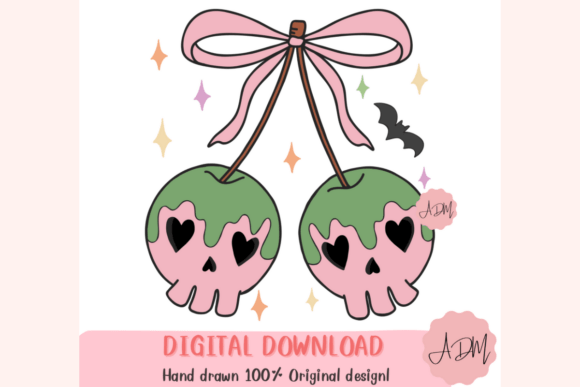 Download Skeleton Cherries Coquette Kawaii PNG - Kawaii png Collection