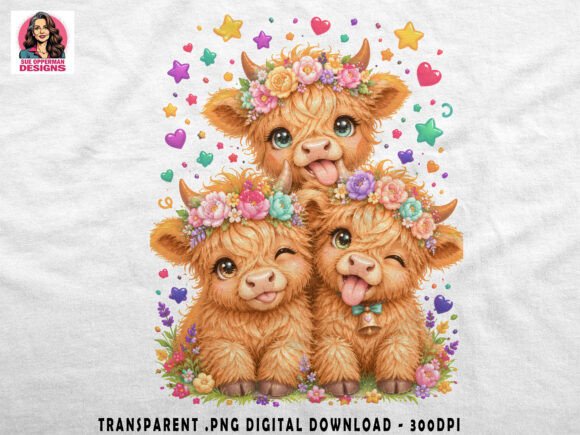 Download Cute Highland Cows | Kawaii PNG - Kawaii png Collection