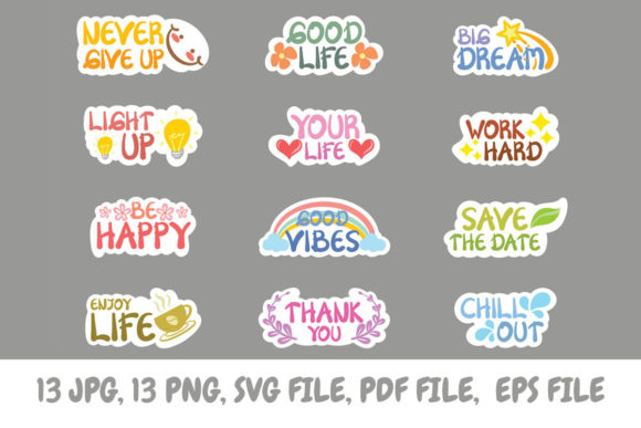 Download Collection Cute Positive Quote Sticker - Quote sticker Collection